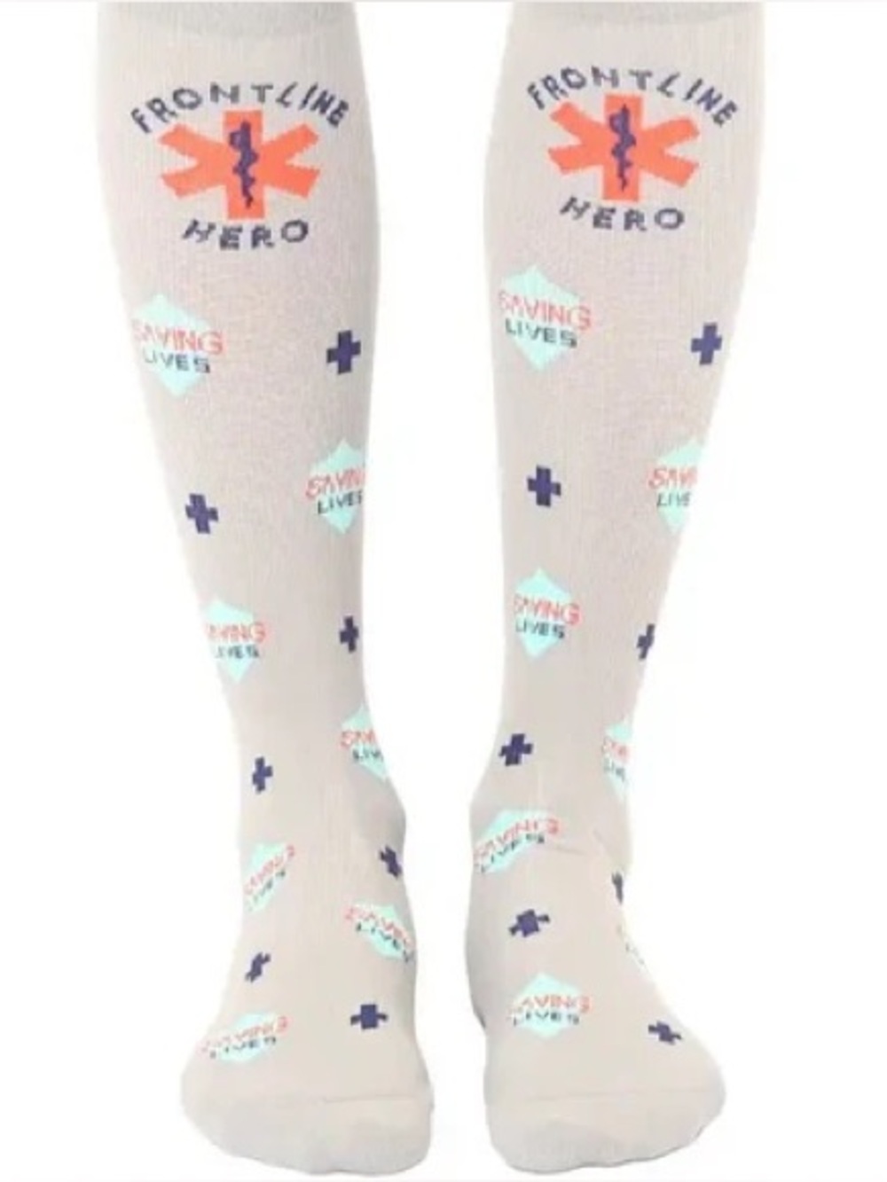 Grey Healthcare Hero Compression Knee High Socks for Petite Adults 15-20mmHg NWT